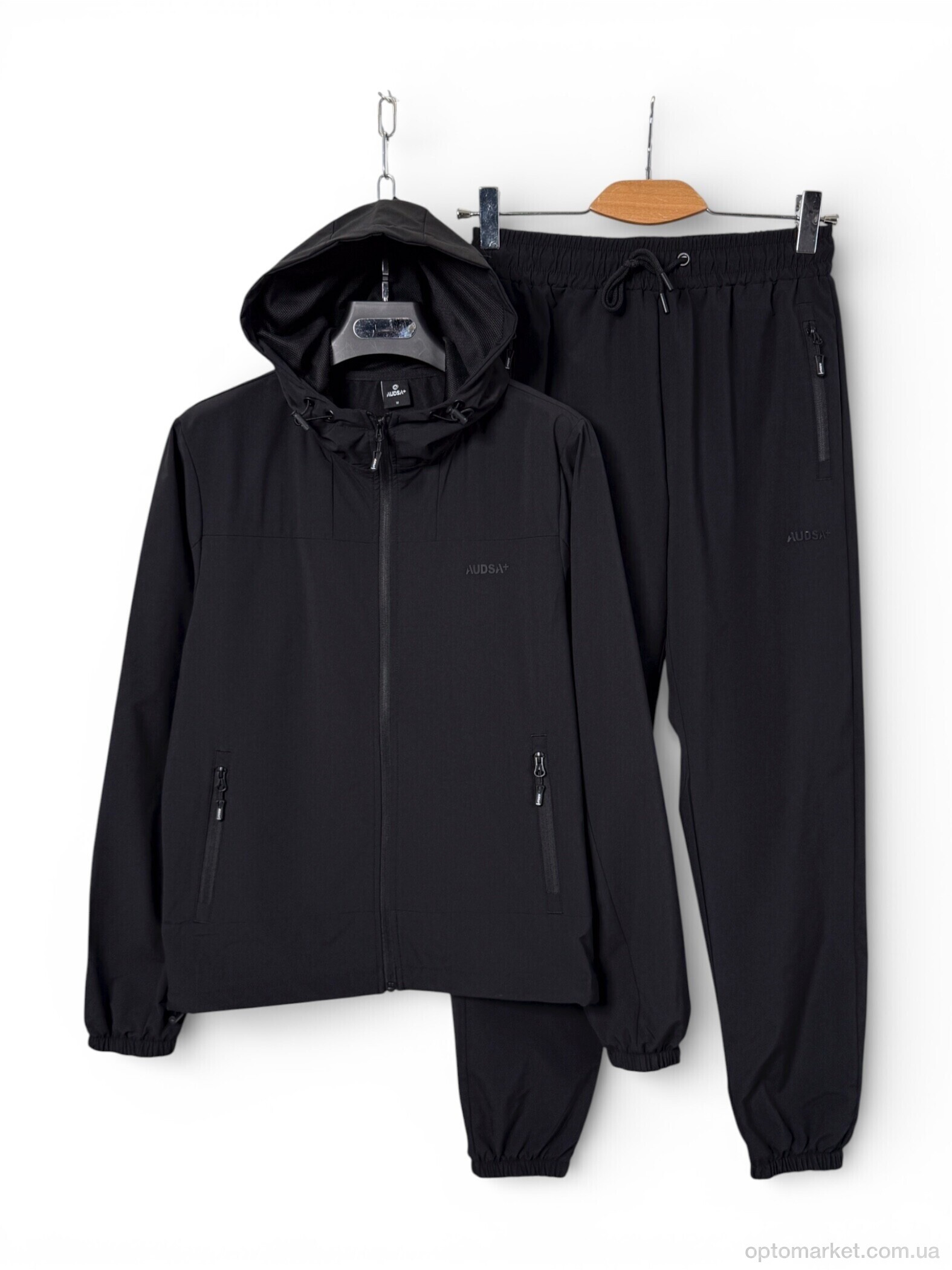 Купить Спортивний костюм чоловічі A154 black Audsa чорний, фото 1