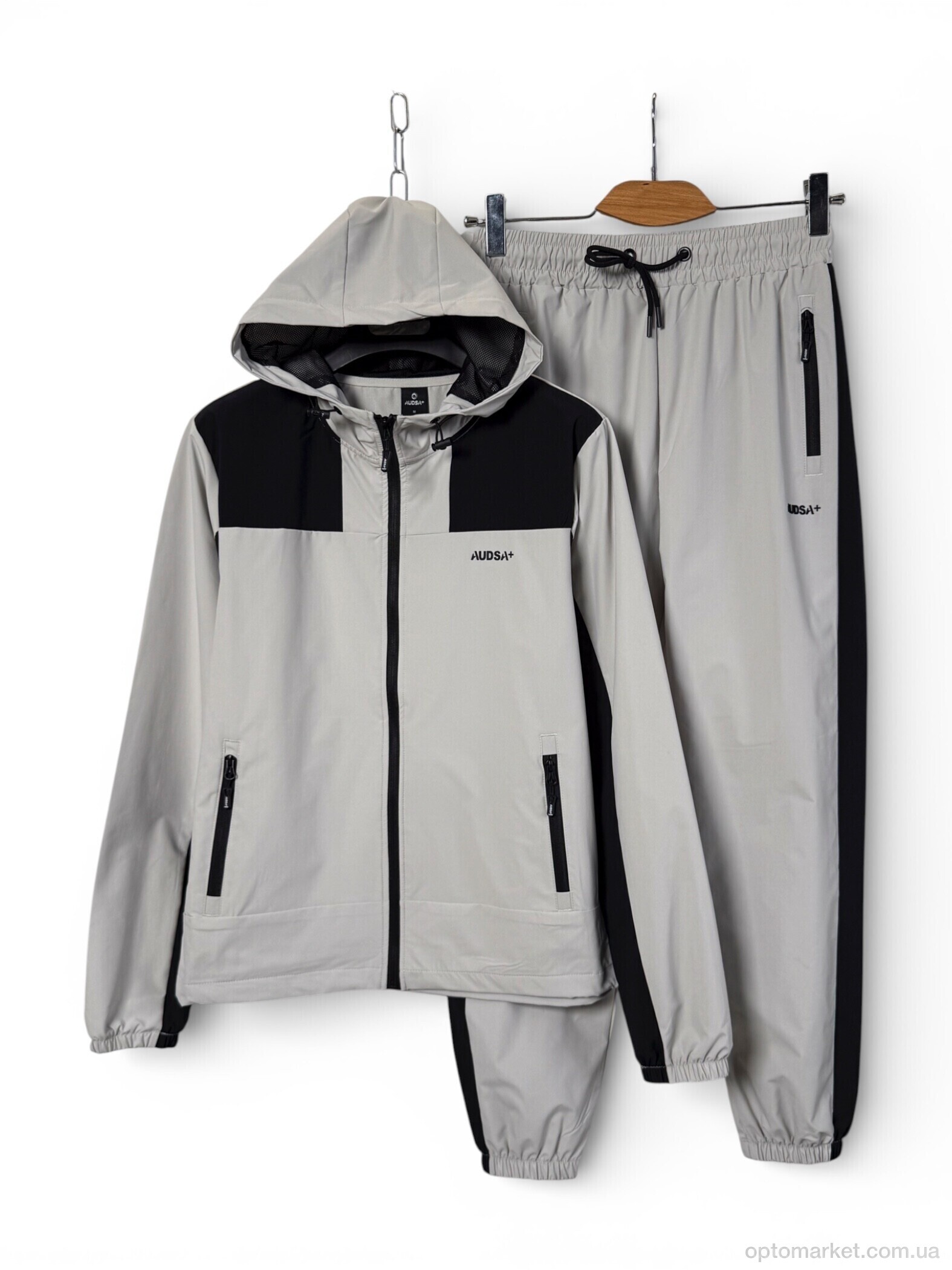 Купить Спортивний костюм чоловічі A154 l.grey Audsa сірий, фото 1