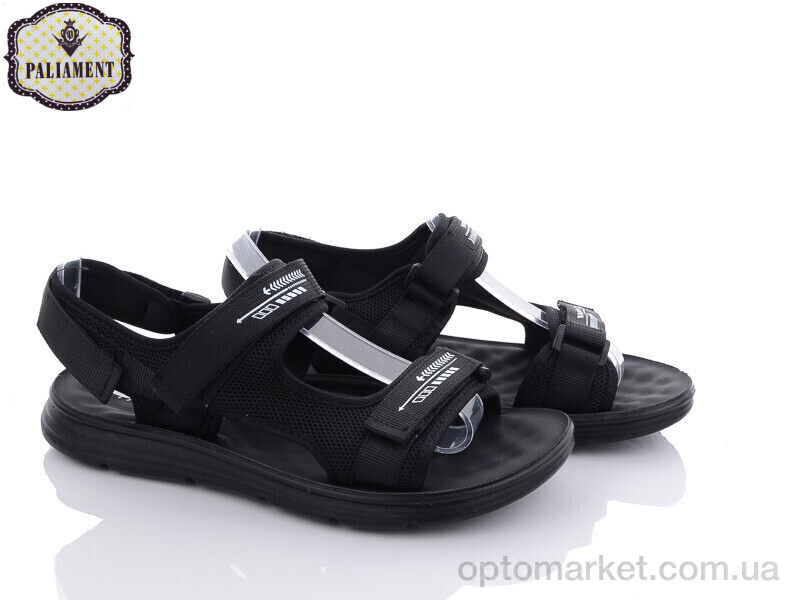 Купить Сандалі чоловічі A1540 Paliament чорний, фото 1