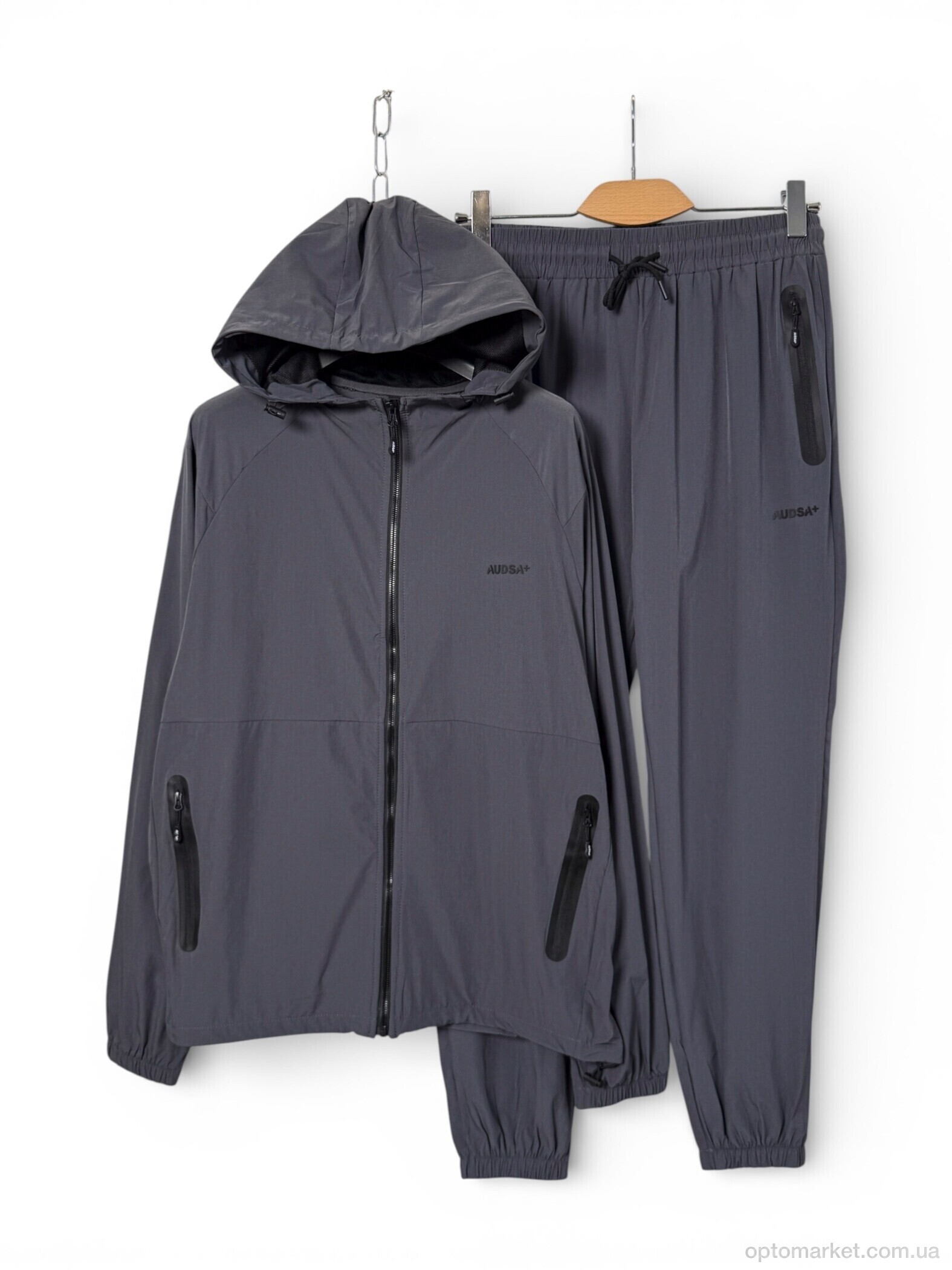 Купить Спортивний костюм чоловічі A157-1 d.grey Audsa сірий, фото 1