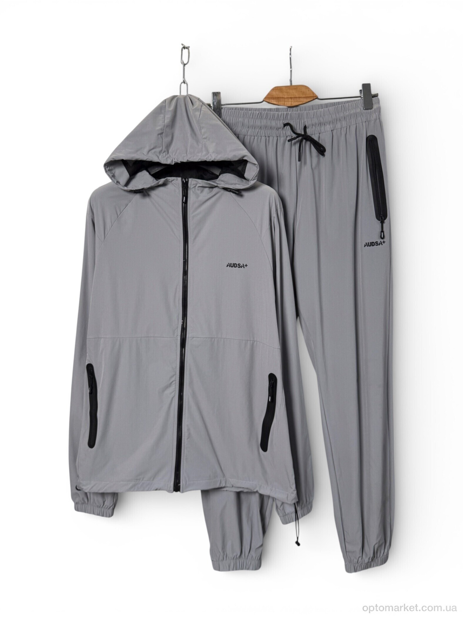 Купить Спортивний костюм чоловічі A157-1 l.grey Audsa сірий, фото 1