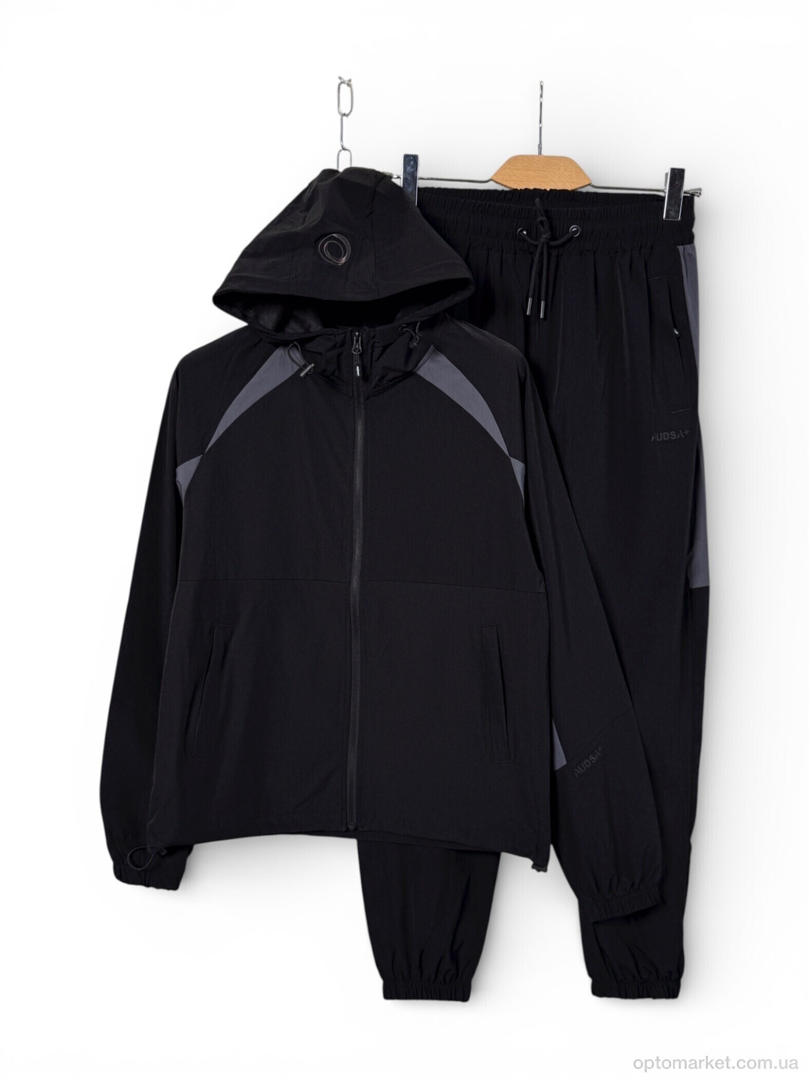 Купить Спортивний костюм чоловічі A158 black Audsa чорний, фото 1