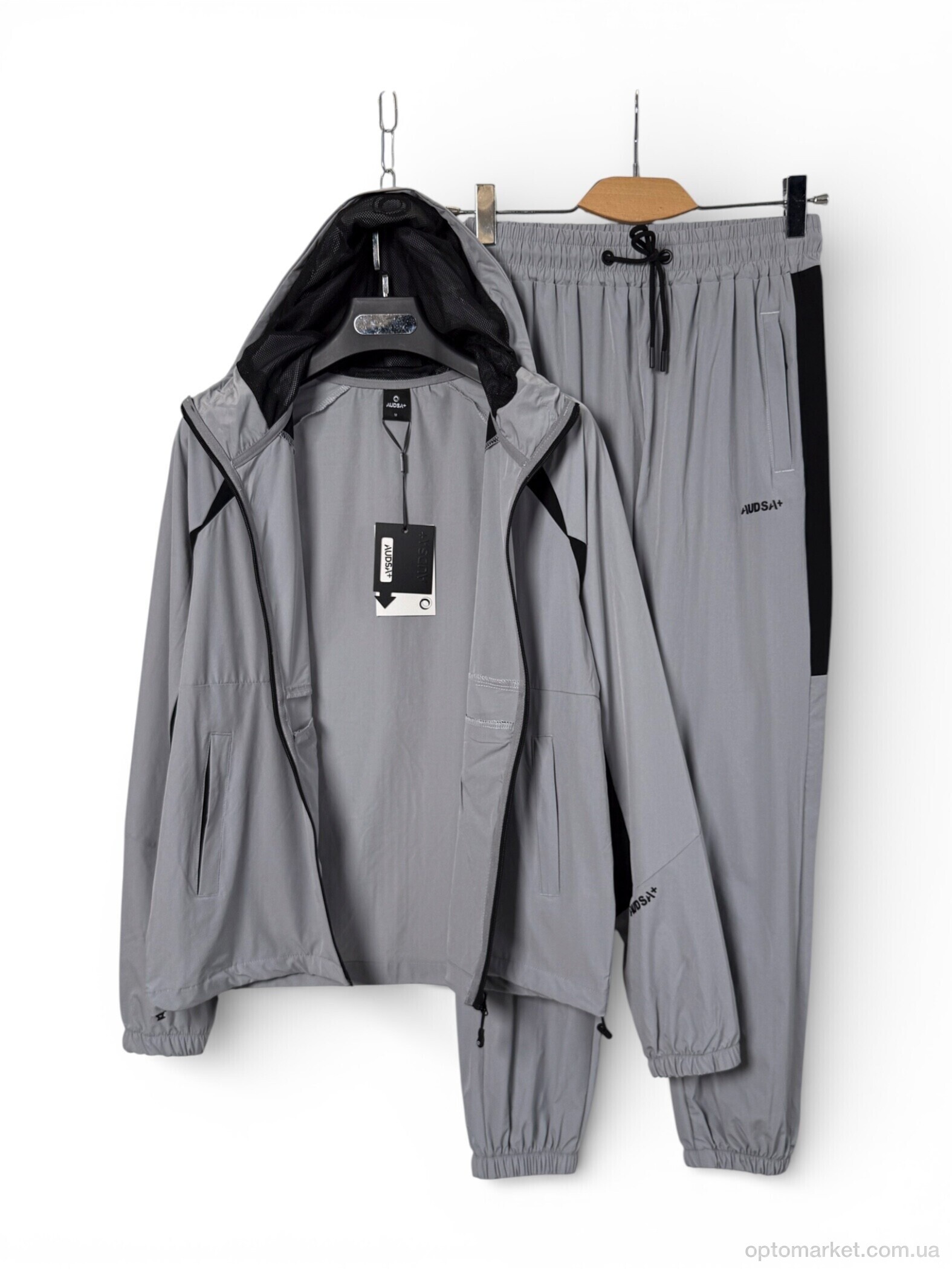 Купить Спортивний костюм чоловічі A158 l.grey Audsa сірий, фото 2