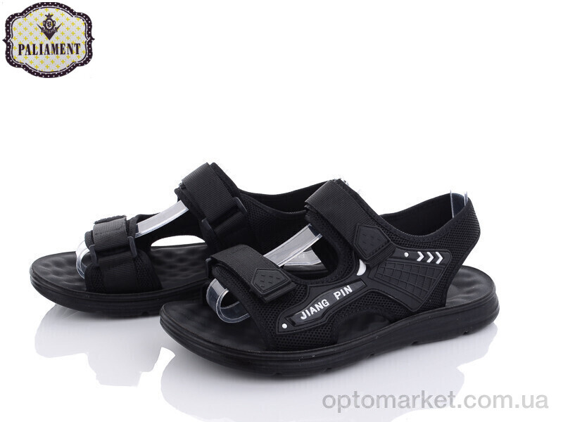 Купить Сандалі чоловічі A1596 Paliament чорний, фото 1