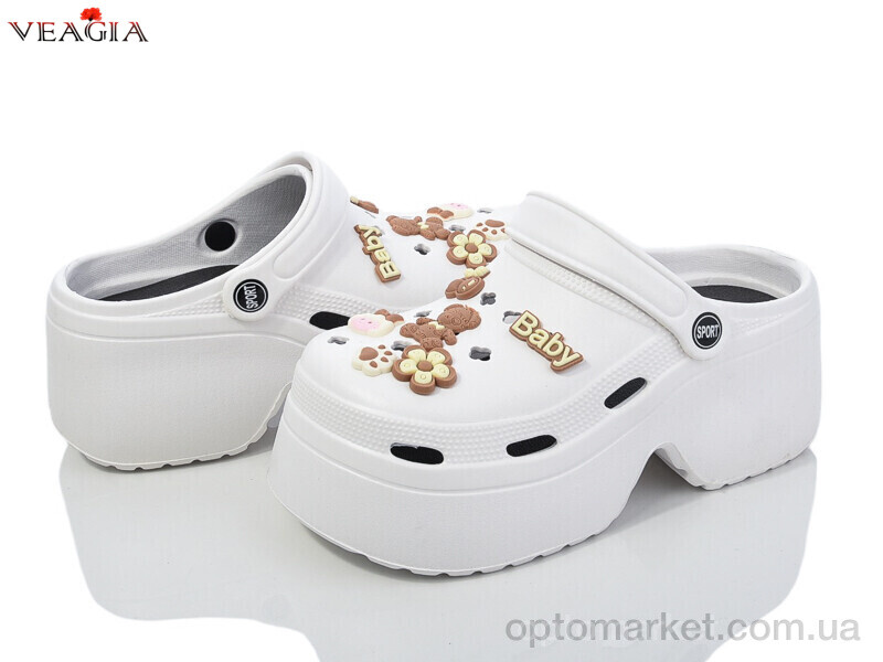 Купить Крокси жіночі A16-2 Veagia-ADA білий, фото 1
