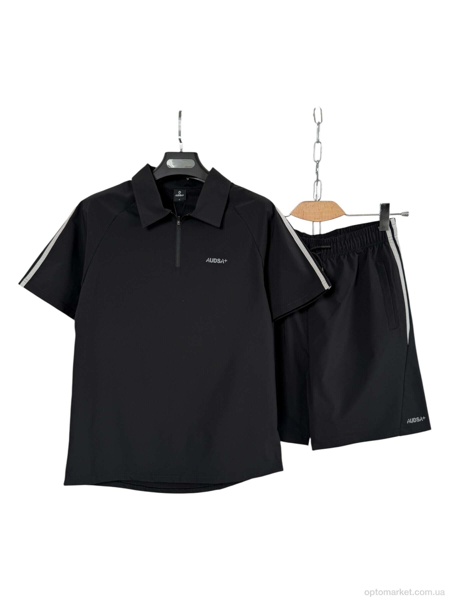 Купить Спортивний костюм чоловічі A161 black Audsa чорний, фото 1