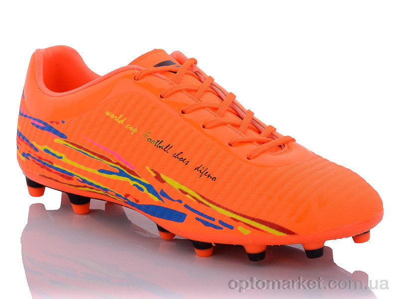 Купить Футбольне взуття чоловічі A1625-2 Difeno помаранчевий, фото 1