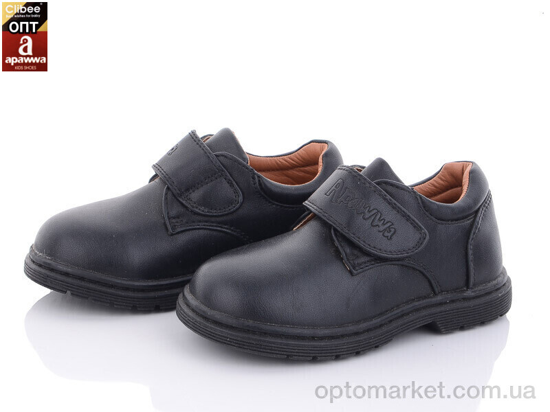 Купить Туфлі дитячі A163 black Apawwa чорний, фото 1