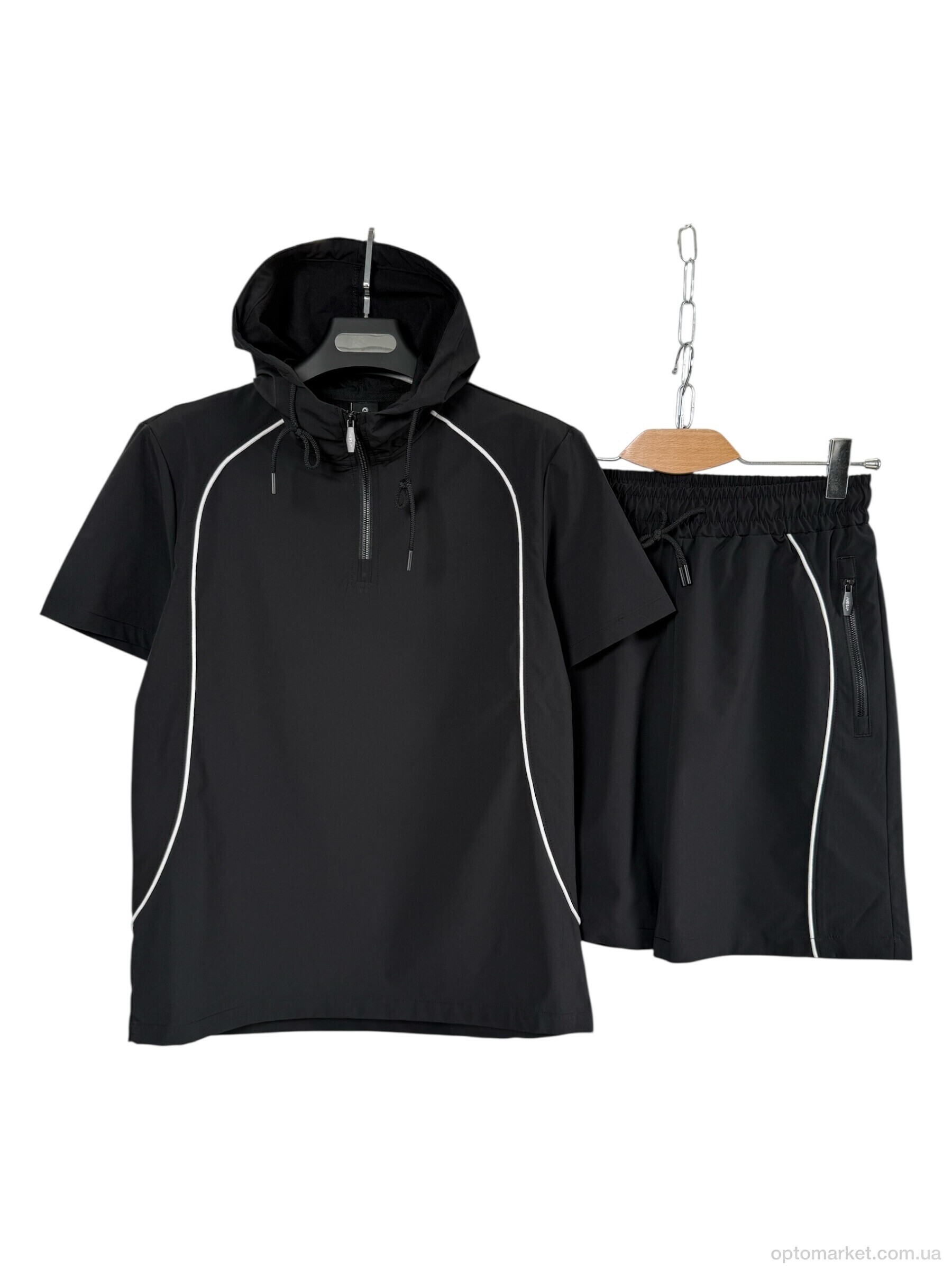 Купить Спортивний костюм чоловічі A163 black Audsa чорний, фото 1