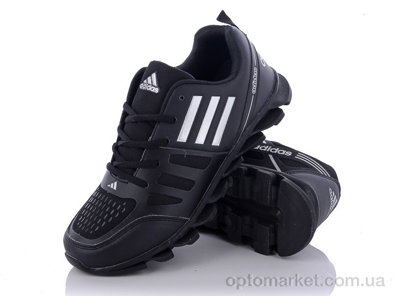 Купить Кросівки чоловічі A1648 черный Adidas чорний, фото 1
