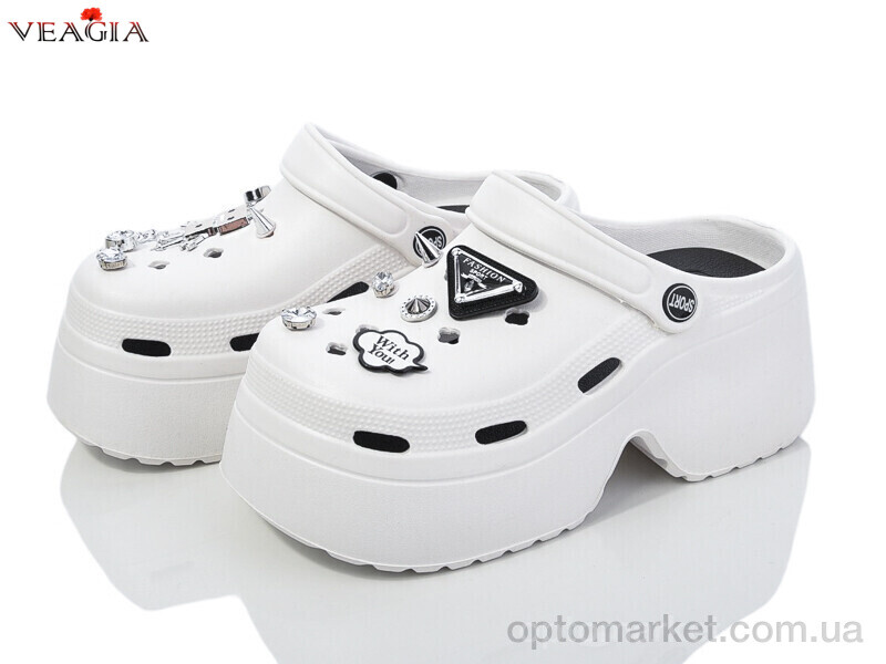 Купить Крокси жіночі A17-2 Veagia-ADA білий, фото 1