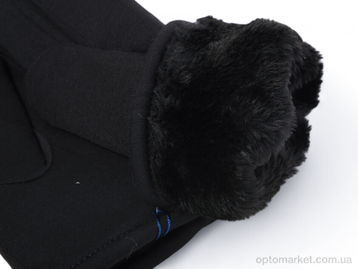 Купить Рукавички чоловічі A17-5 black Number one чорний, фото 2