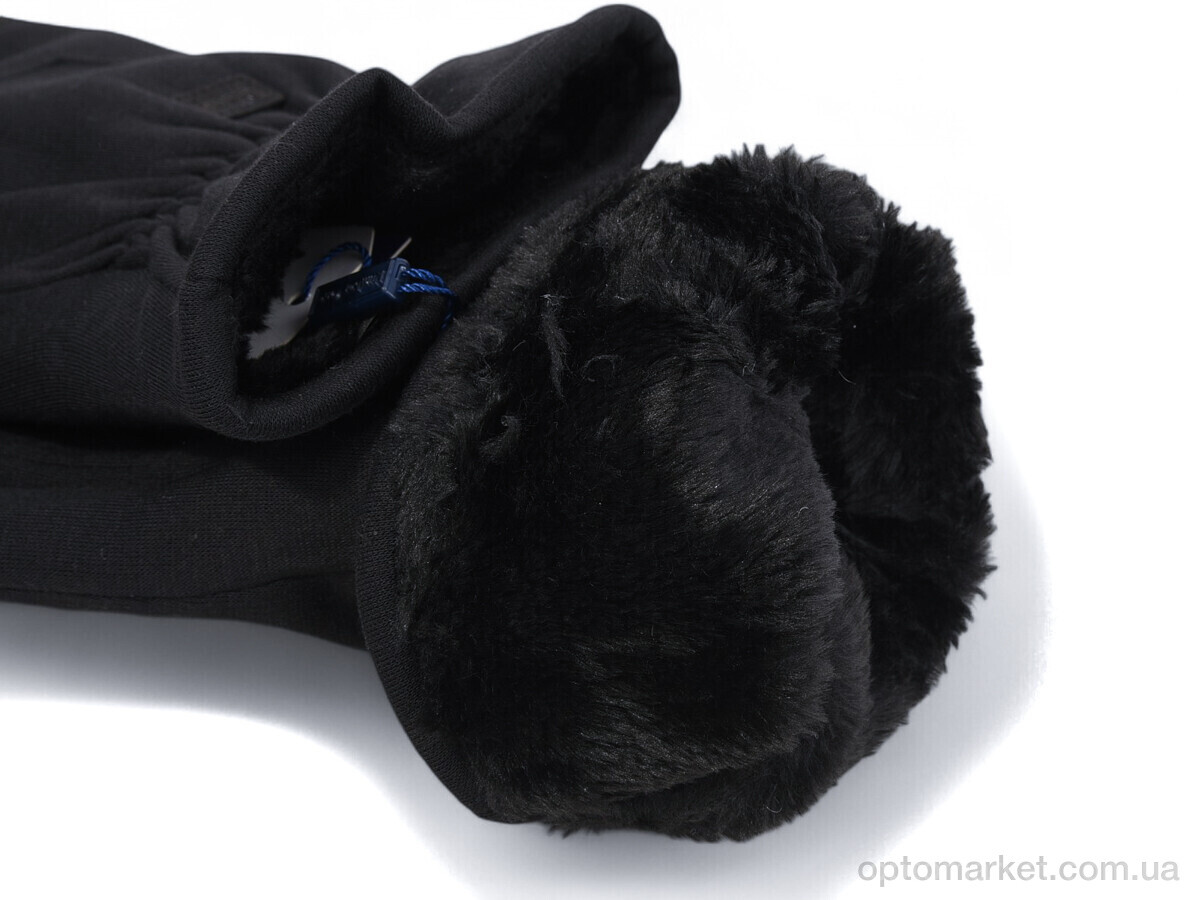 Купить Рукавички чоловічі A17-6 black Number one чорний, фото 2