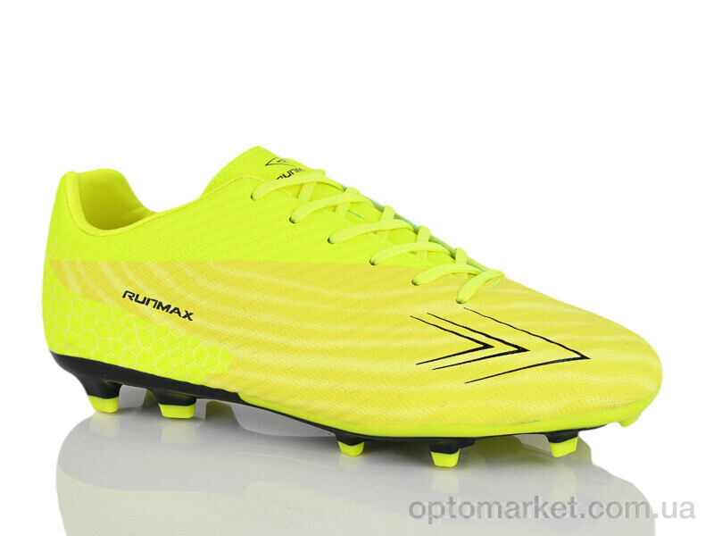 Купить Футбольне взуття чоловічі A1709-3 Runmax жовтий, фото 1