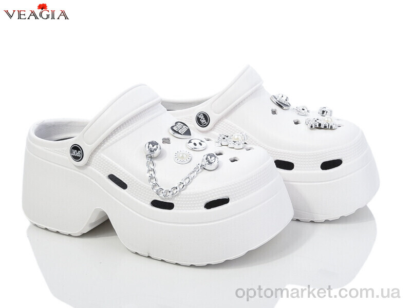 Купить Крокси жіночі A18-2 Veagia-ADA білий, фото 1