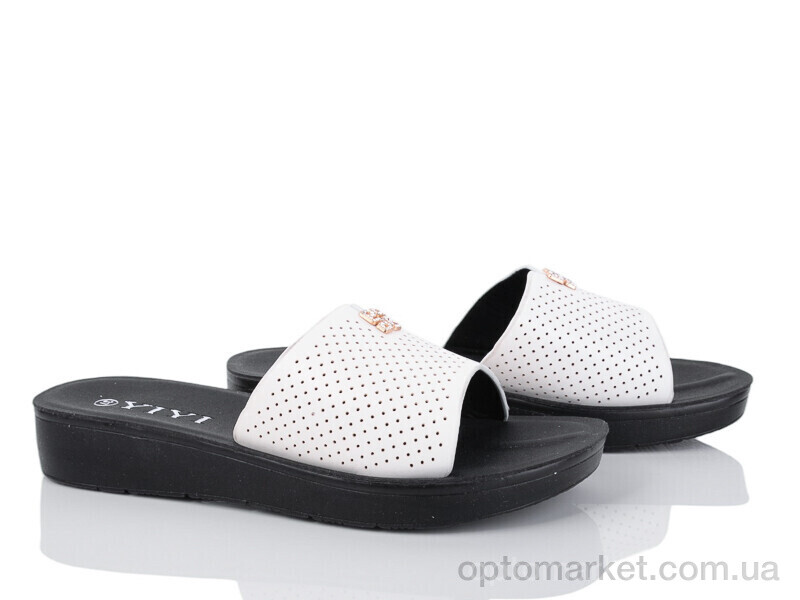Купить Шльопанці жіночі A19-2 YiYi білий, фото 1