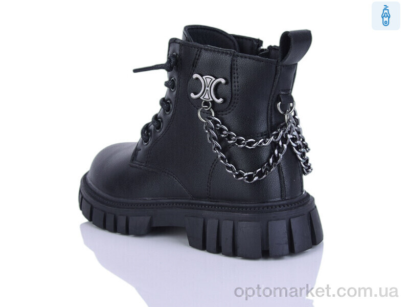 Купить Черевики дитячі A190 black KEWK чорний, фото 2