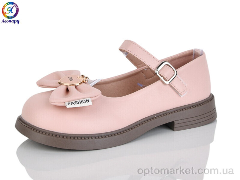 Купить Туфлі дитячі A2-11A Леопард рожевий, фото 1