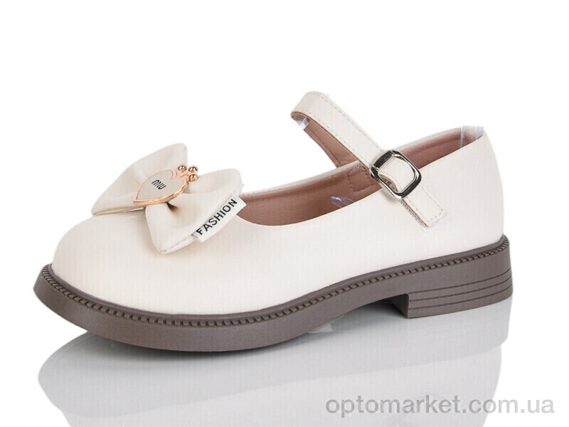 Купить Туфлі дитячі A2-13A KEWK бежевий, фото 1