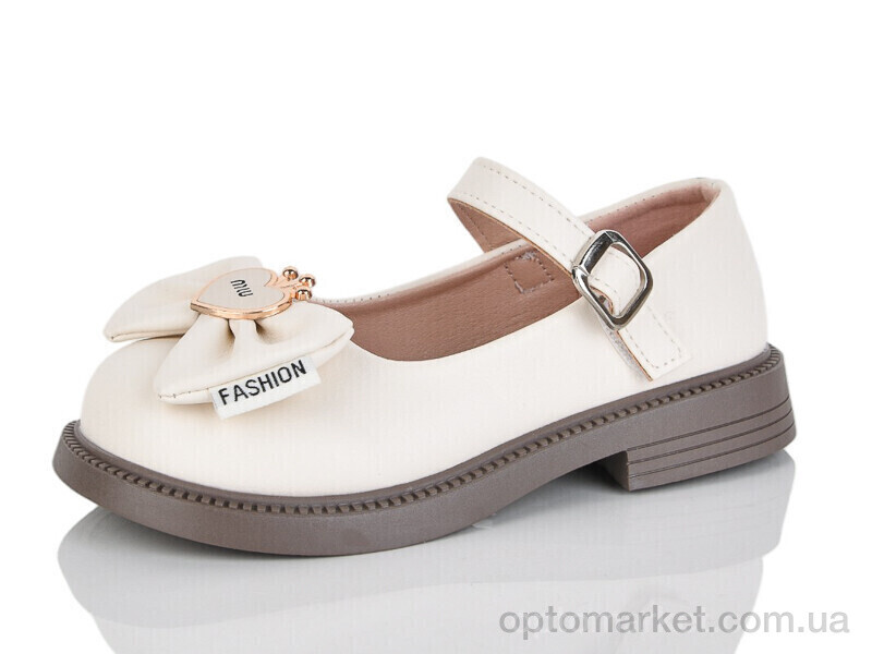 Купить Туфлі дитячі A2-13B KEWK бежевий, фото 1