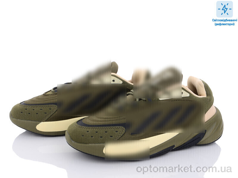 Купить Кросівки чоловічі A202-8 світловідбивач A.idas зелений, фото 1