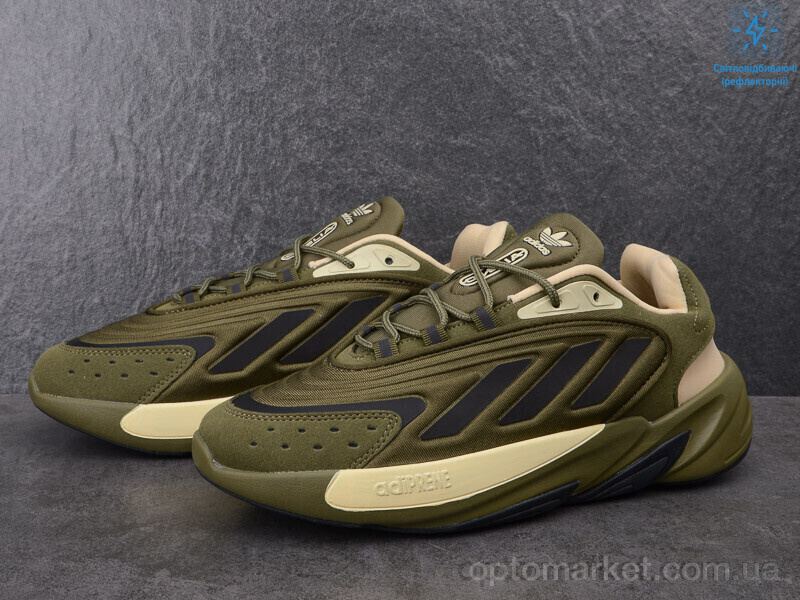 Купить Кросівки чоловічі A202-8 світловідбивач A.idas зелений, фото 3
