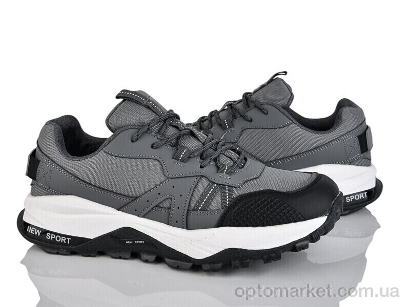 Купить Кросівки чоловічі A203-3 Run Life сірий, фото 1