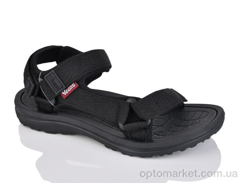 Купить Сандалі чоловічі A204-1 піна Vegas чорний, фото 1