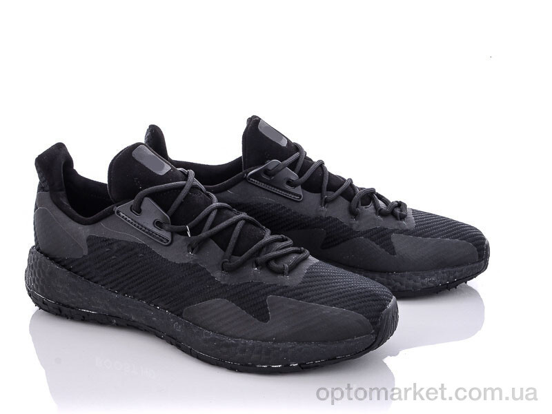 Купить Кросівки чоловічі A2069-1 лицензия A.idas чорний, фото 1