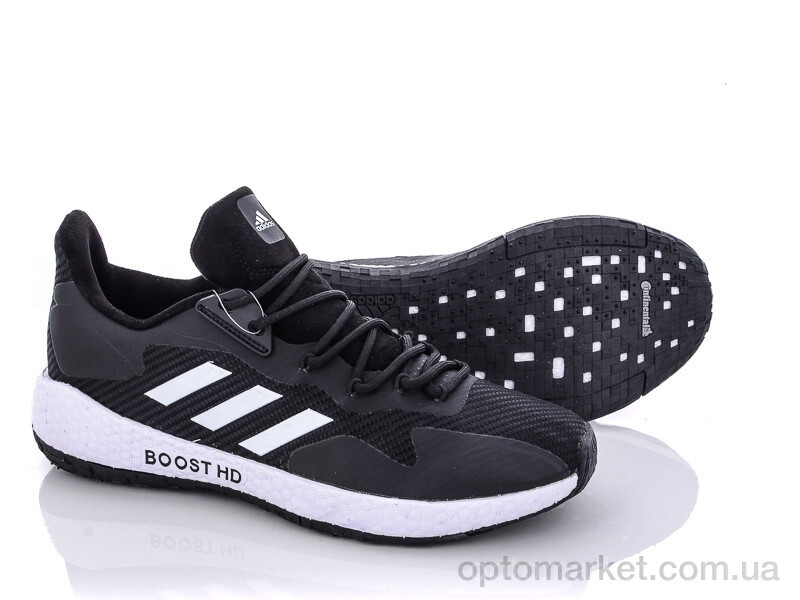 Купить Кросівки чоловічі A2069-3 лицензия A.idas чорний, фото 2