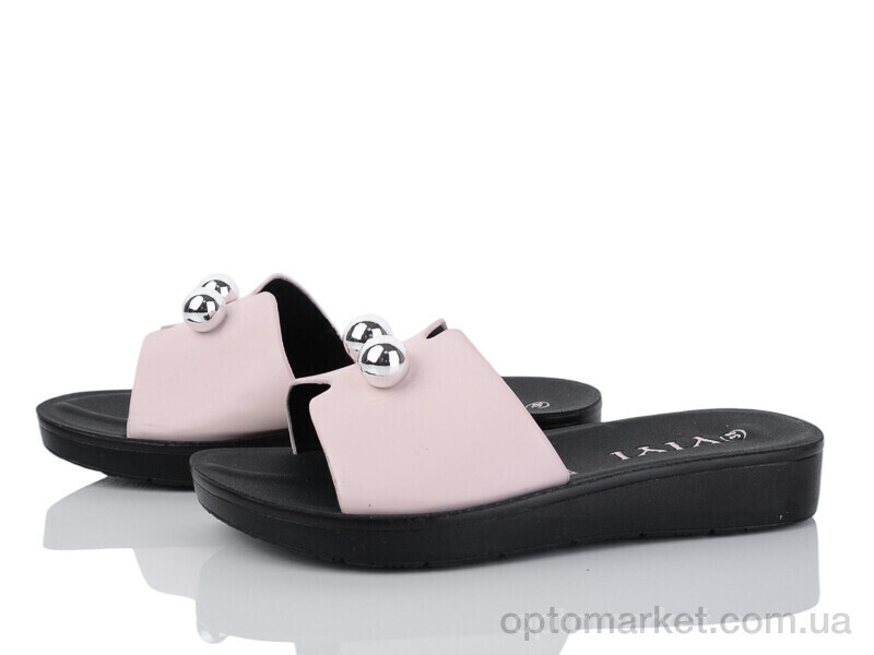 Купить Шльопанці жіночі A21-3 YiYi бежевий, фото 1