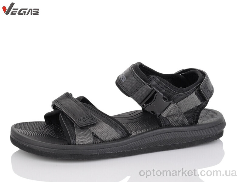 Купить Босоніжки чоловічі A210-1 Vegas чорний, фото 1