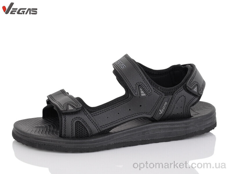 Купить Босоніжки чоловічі A211-1 Vegas чорний, фото 1