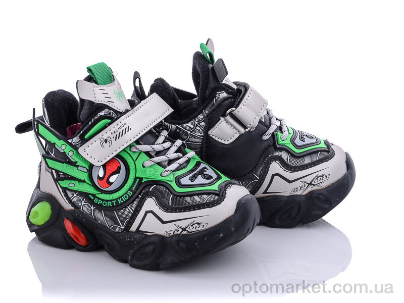 Купить Кросівки дитячі A212S green Мифер сірий, фото 1