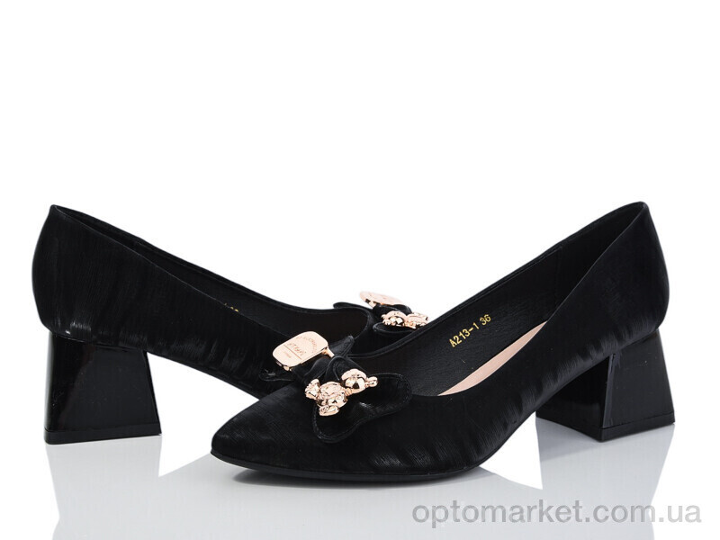 Купить Туфлі жіночі A213-1 Loretta чорний, фото 1