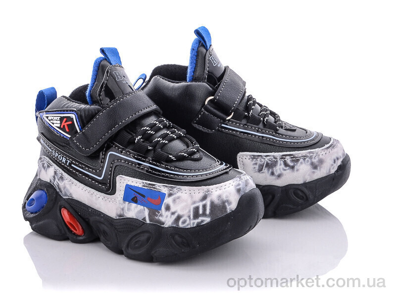 Купить Кросівки дитячі A215S blue Мифер чорний, фото 1