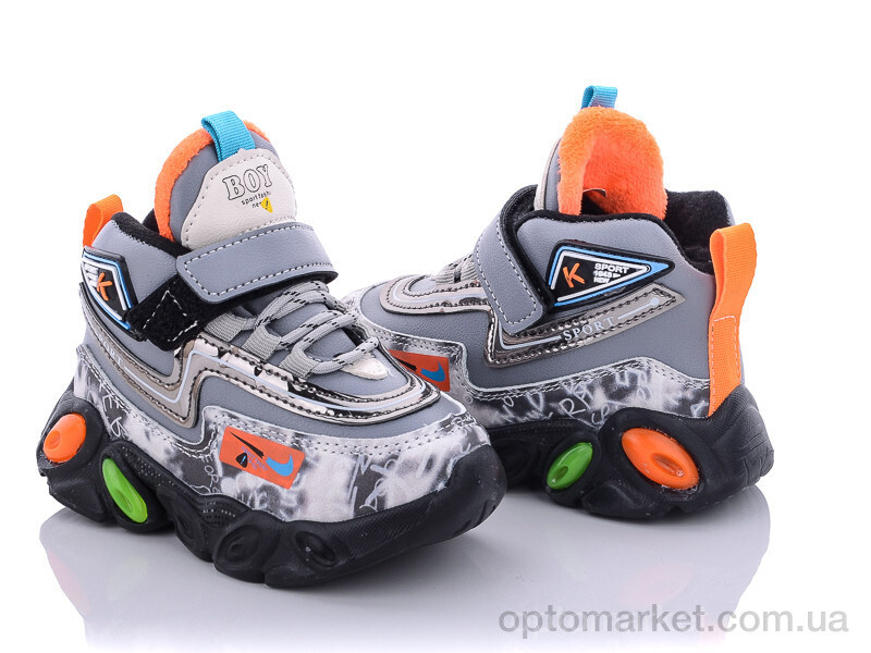 Купить Кросівки дитячі A215S gray Мифер сірий, фото 1