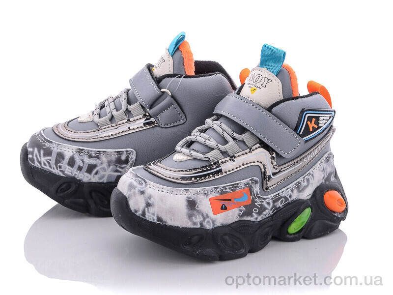 Купить Кросівки дитячі A215S grey Мифер сірий, фото 1