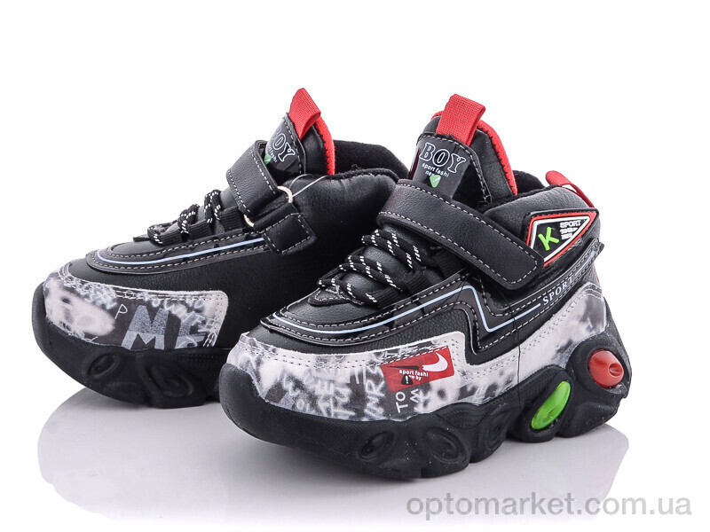 Купить Кросівки дитячі A215S red Мифер чорний, фото 1