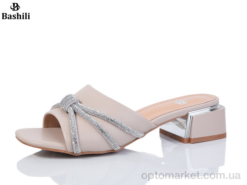 Купить Шльопанці жіночі A217-3 Башили бежевий, фото 1