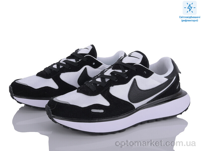 Купить Кросівки чоловічі A2196-2 світловідбивач N.ke чорний, фото 2