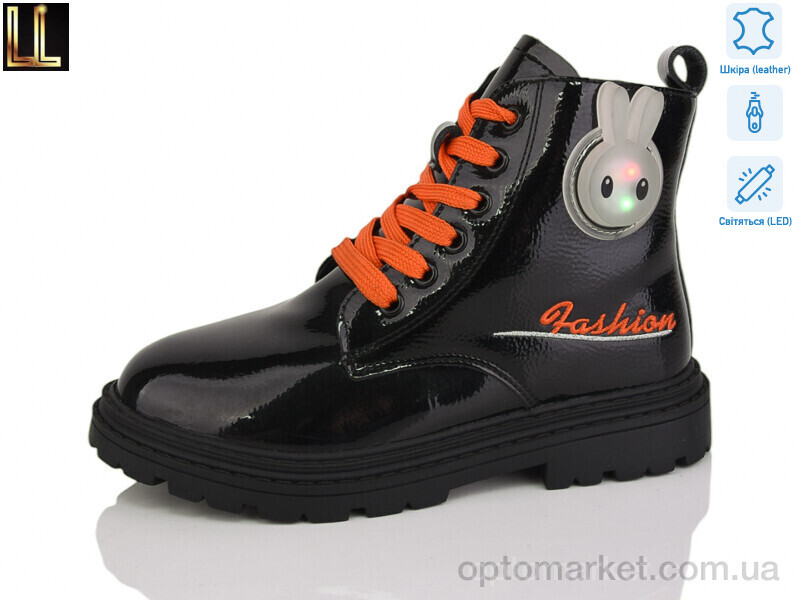 Купить Черевики дитячі A2199-12 LED Lilin чорний, фото 1