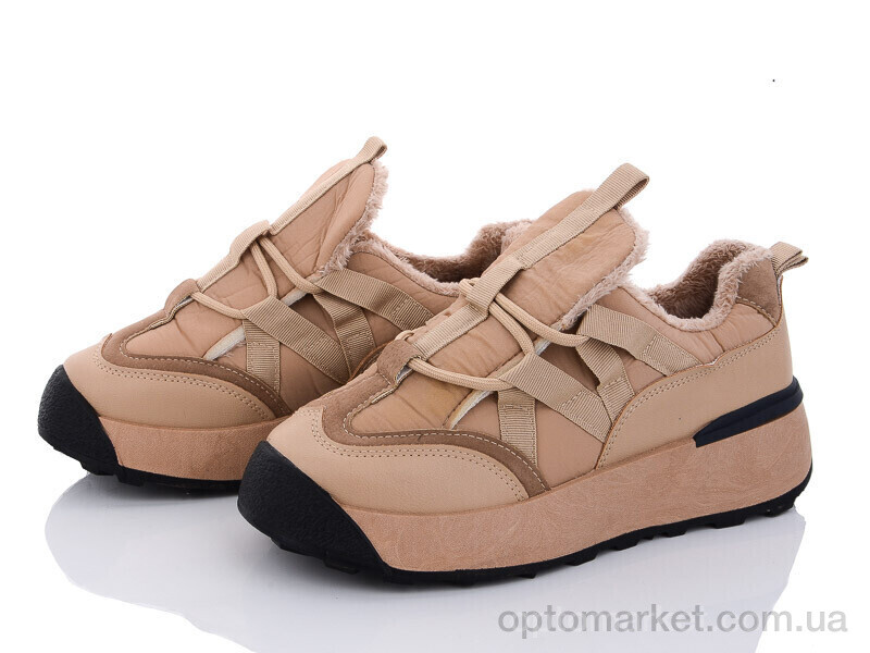 Купить Кросівки жіночі A222 Baolikang бежевий, фото 1