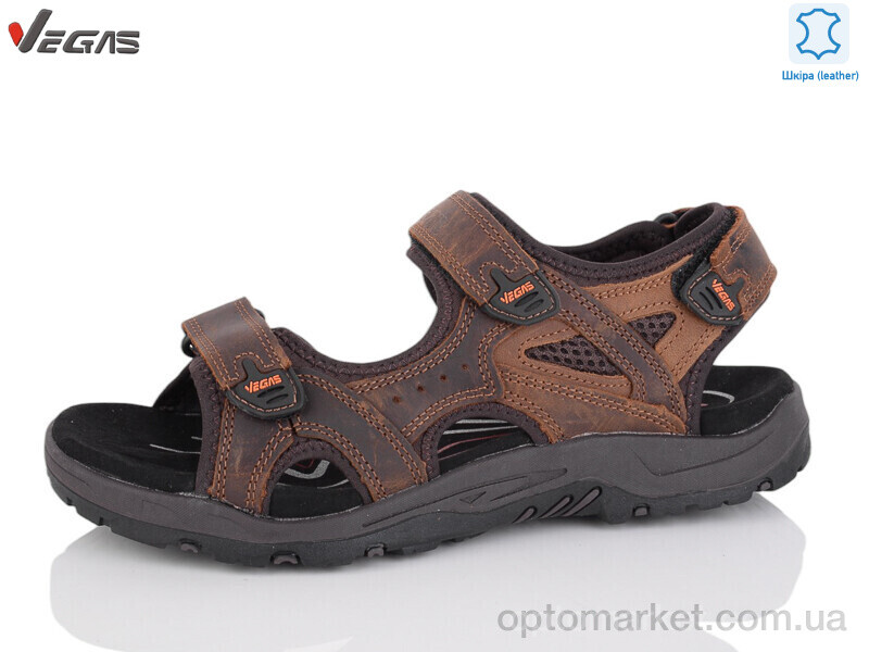 Купить Босоніжки чоловічі A223-2 Vegas коричневий, фото 1