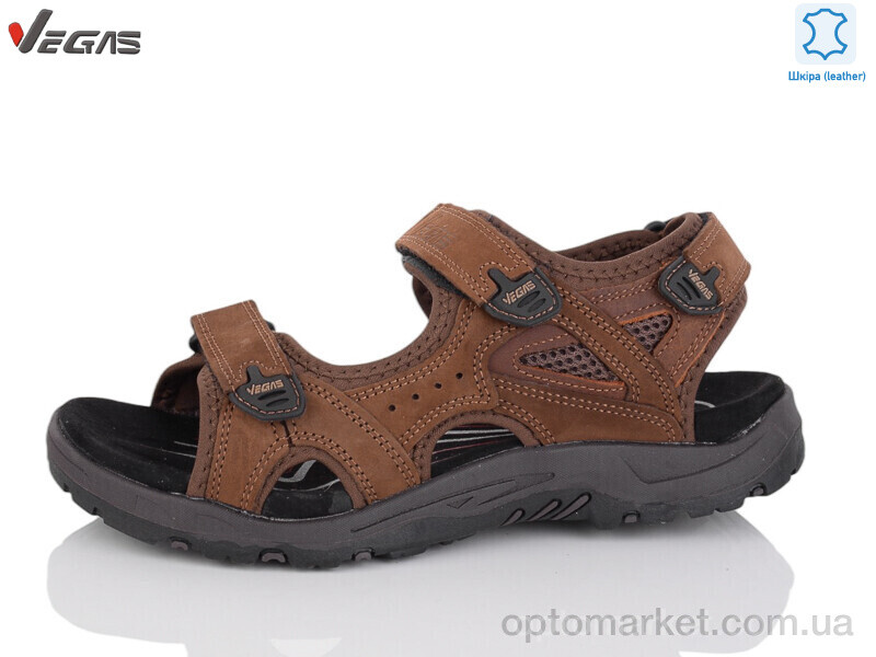 Купить Босоніжки чоловічі A223-4 Vegas коричневий, фото 1
