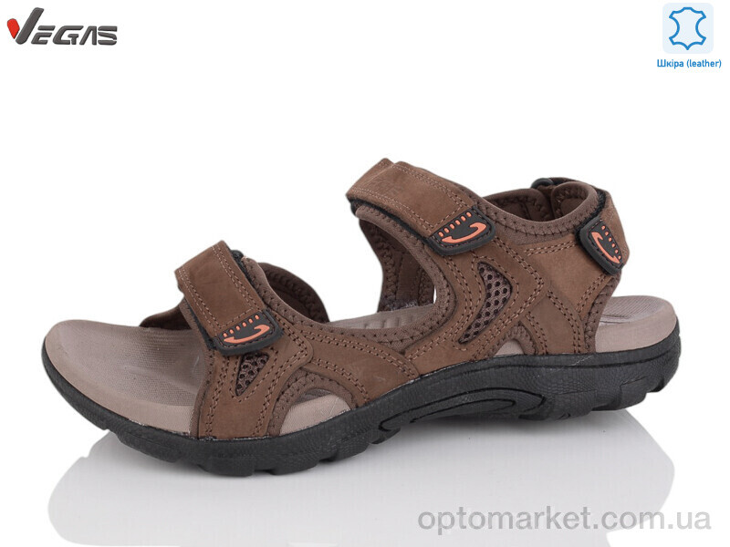 Купить Босоніжки чоловічі A226-4 Vegas коричневий, фото 1