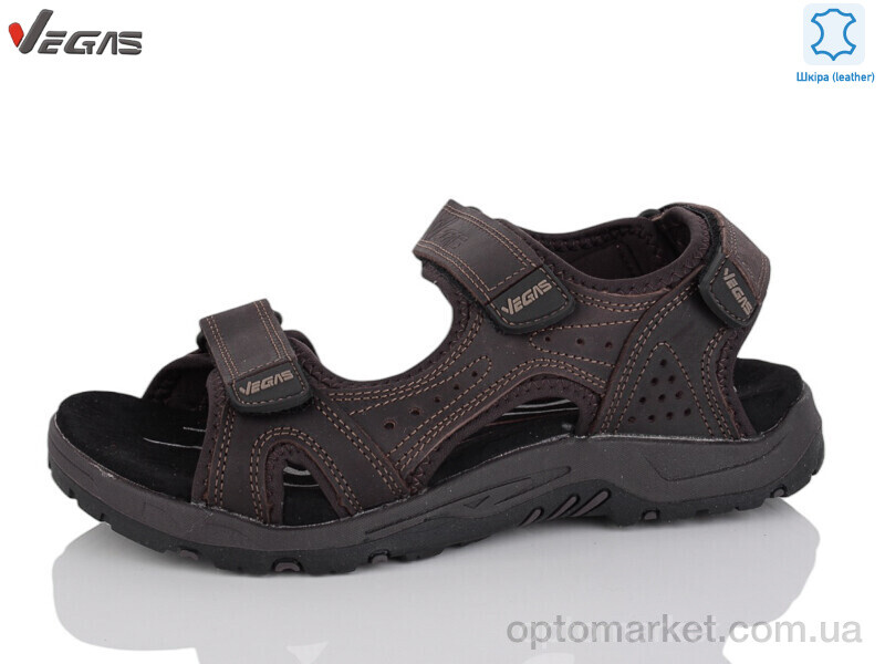 Купить Босоніжки чоловічі A227-2 Vegas коричневий, фото 1