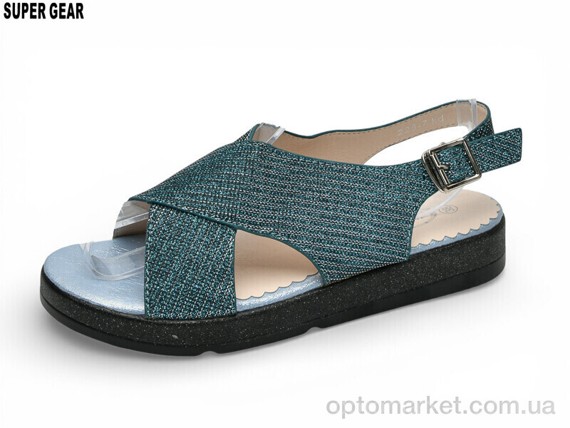 Купить Босоніжки жіночі A228-07 blue Bottico синій, фото 1