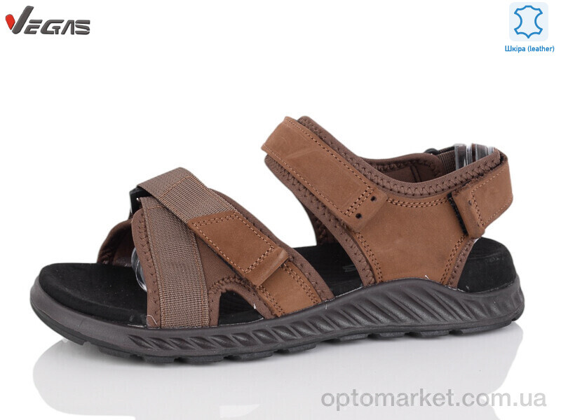 Купить Босоніжки чоловічі A228-4 Vegas коричневий, фото 1