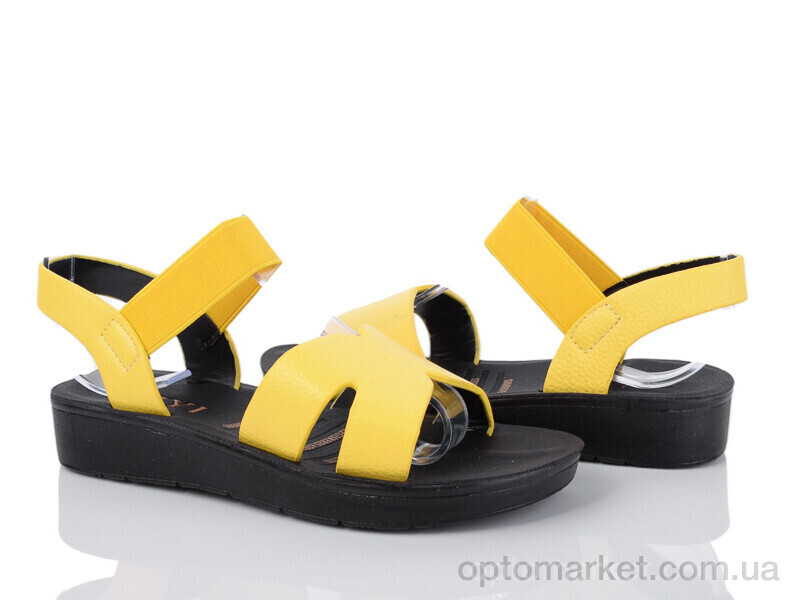 Купить Босоніжки жіночі A23-6 YiYi жовтий, фото 1